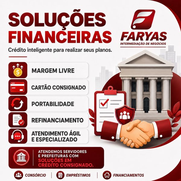 Faryas Intermediação de Negócios — soluções em crédito consignado para servidores